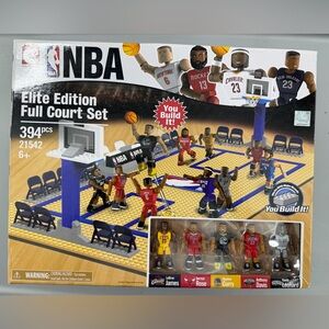NBA Elite Edition Full Court Set - Blue, Yellow, Red